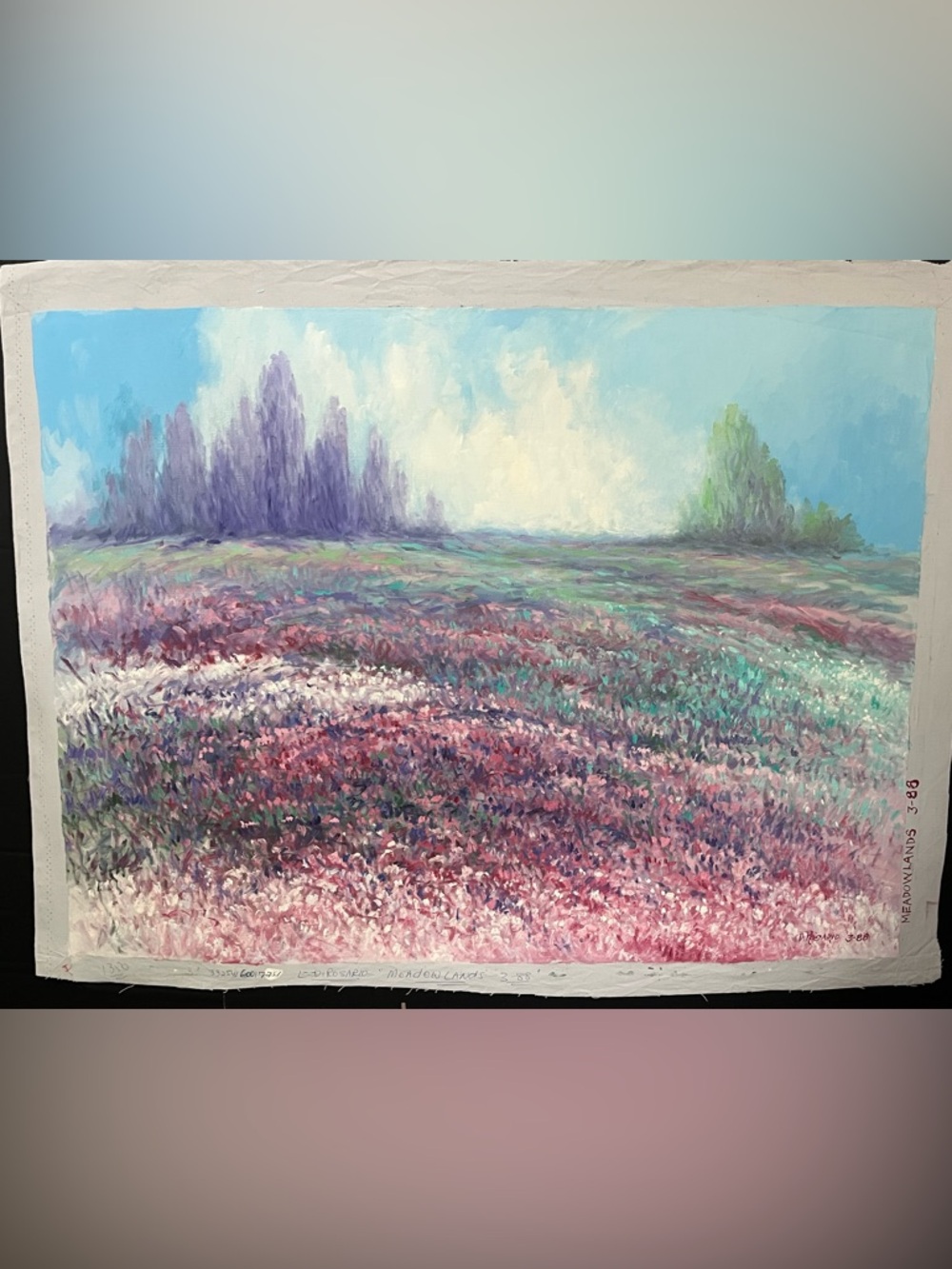 “Meadowlands” Original Signed Canvas Painting Laurence DiRosario